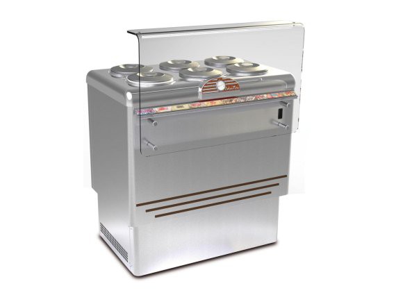 Vetrina per gelato in carapine Dolce Vita 6 Luxe.